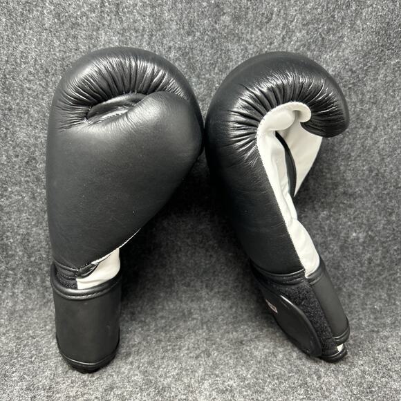 Revgear Boxing Gloves 12-OZ Pro Training Durable Black White - Picture 4 of 13